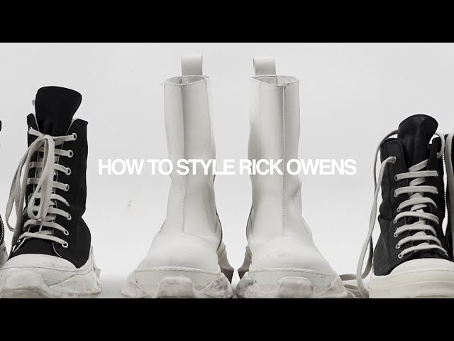 Rock the Runway Look: Rick Owens Inspired Shoes Guide