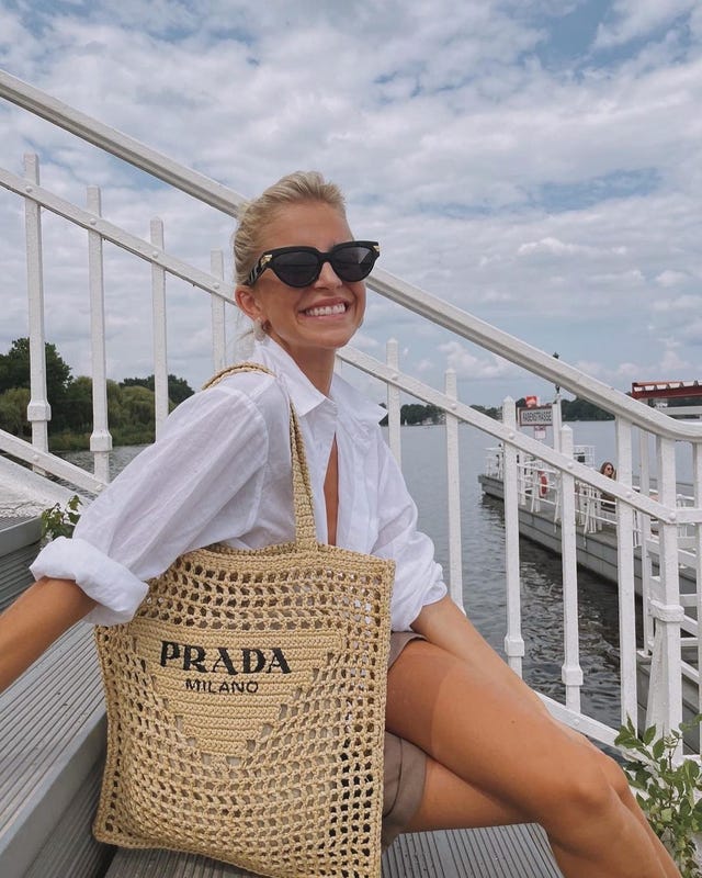 Prada Straw Bag: The Ultimate Beach Day Must-Have