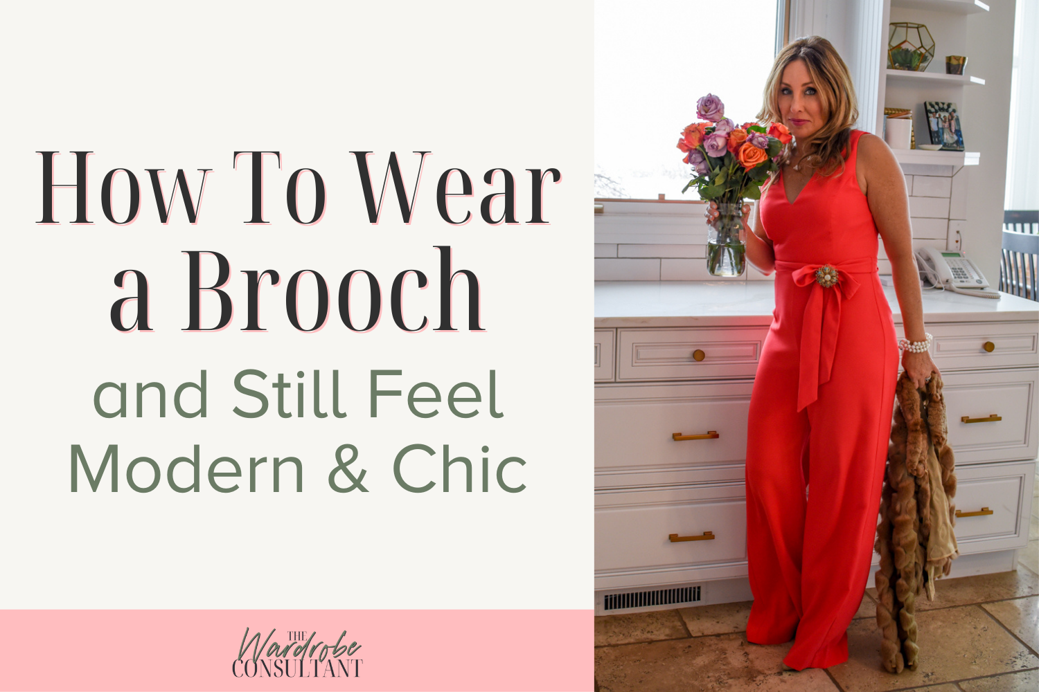 How to wear a brooch with lady silhouette: Fashion tips for a classy and chic look!