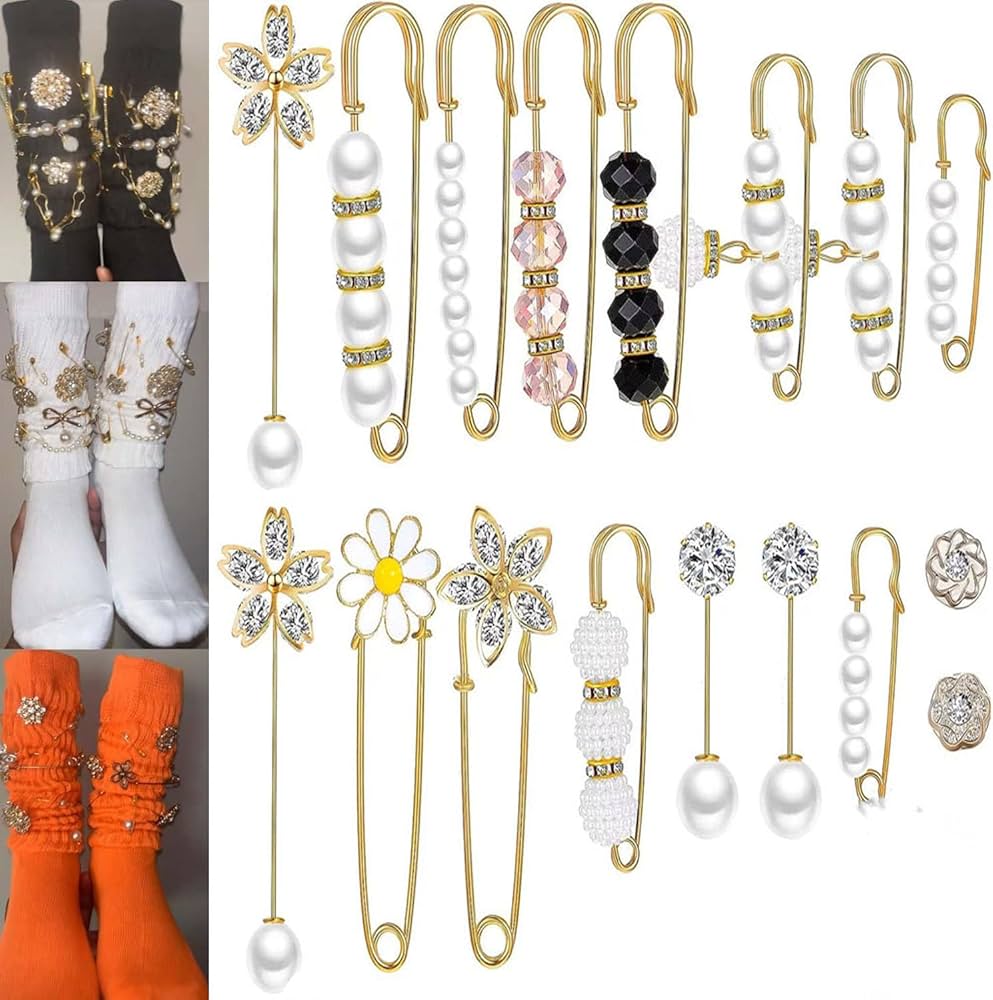 What are Brooch Socks? Discover the latest fashion trend of brooch socks and where to buy them.