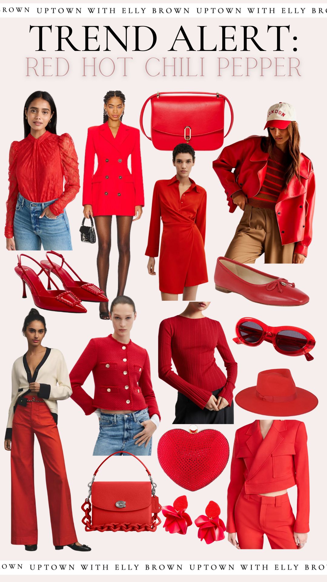 Red on Red Fashion Looks, How to Wear This Trend Now!