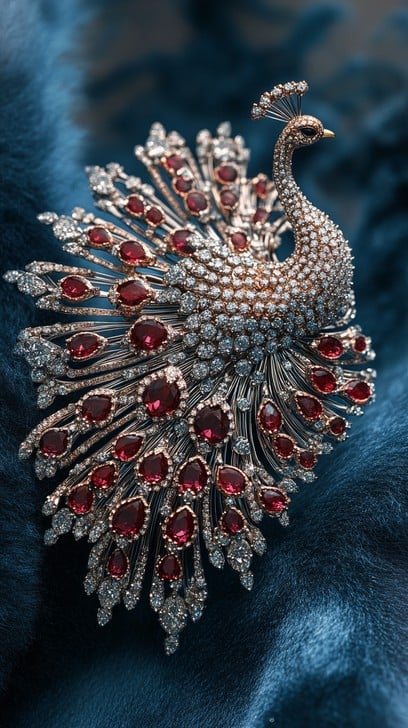 Brooch Peacock: Add a Touch of Elegance to Your Look!