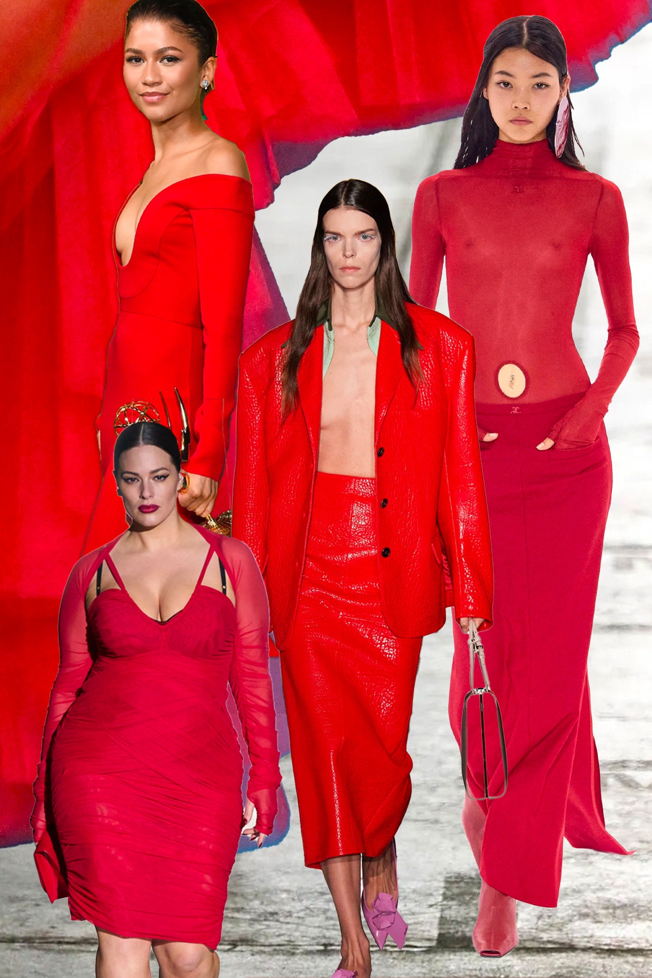 Red on Red Fashion Looks, How to Wear This Trend Now!
