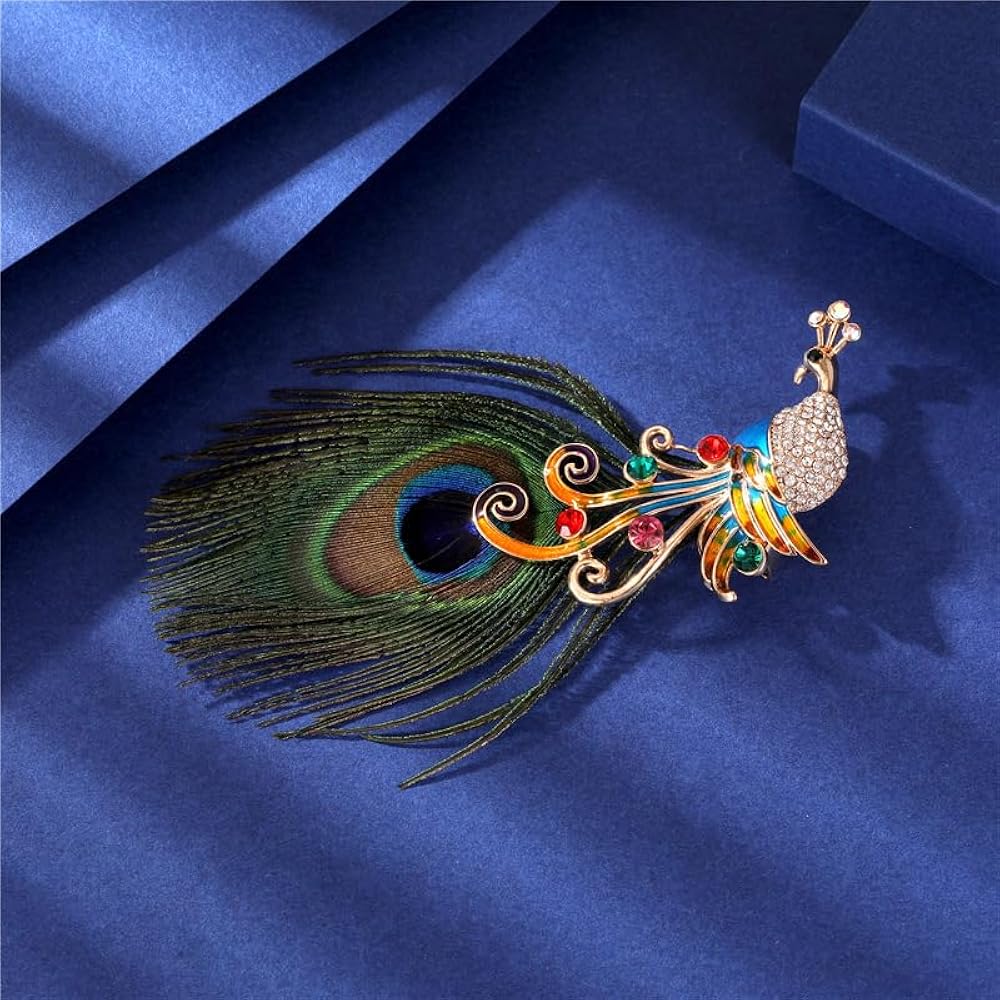 Brooch Peacock: Add a Touch of Elegance to Your Look!
