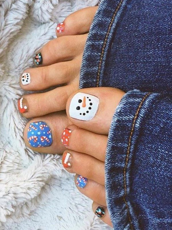 Best Toe Nail Christmas Design for 2023! Amazing Styles You Need to See!