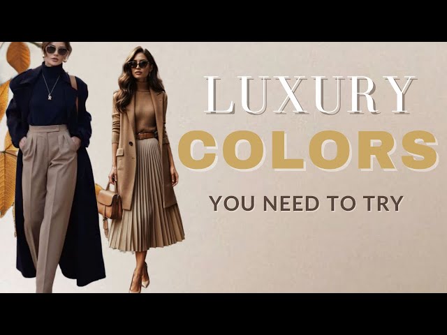 Fall Style Colors: Your Ultimate Guide to Looking Chic?