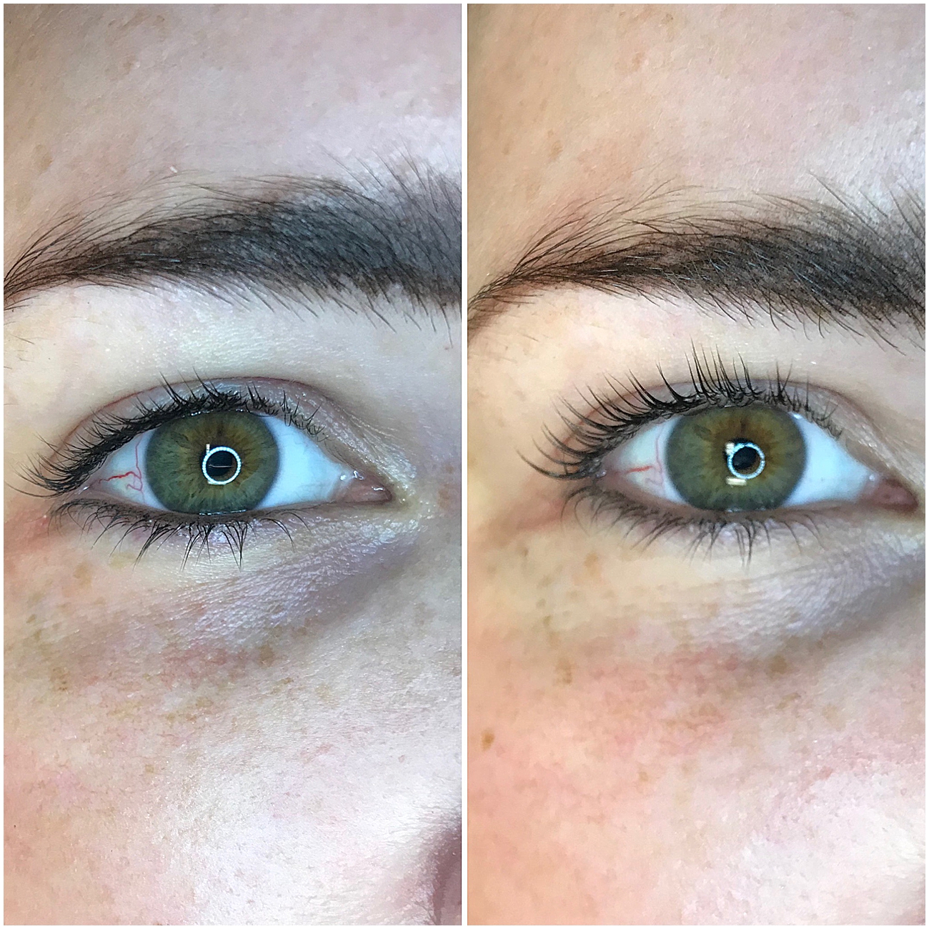 Lash lift procedure before and after. See the amazing results!
