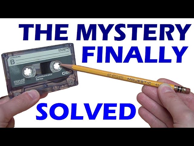 Cassette Tape and Pencil: Whats the Connection? Learn the Old-School Hack Now